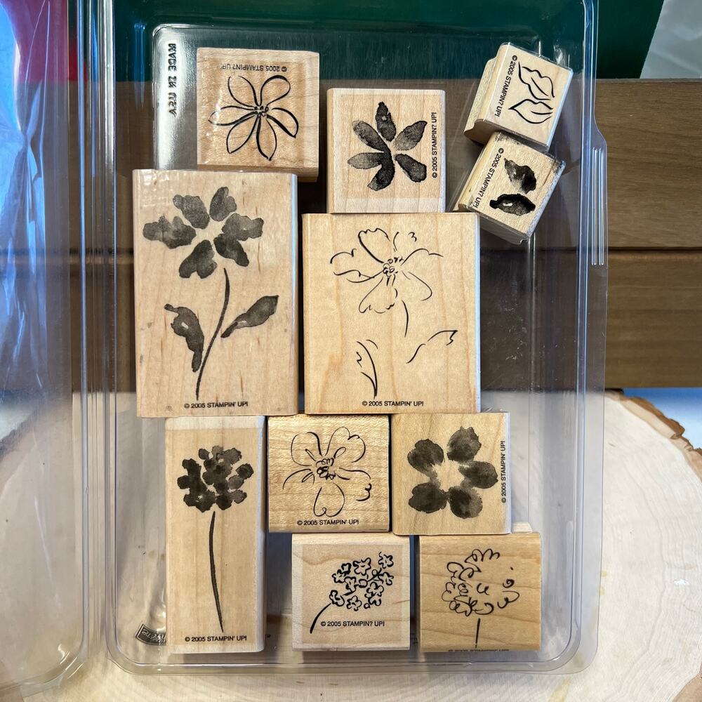 Rubber Stamps: Stampin’ Up Box of Flowers